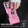 KEYSION Shockproof Armor Case for Infinix Hot 12 Play NFC 12i Hot 11 10 9 Play Ring Stand Phone Back Cover for Infinix Smart 5