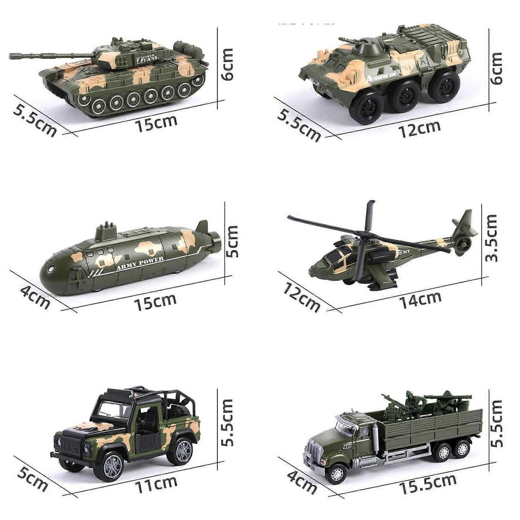 6x Helikopter Spielset Diecast Legierungsfahrzeuge Sets für Kinder Kleinkinder Kinder