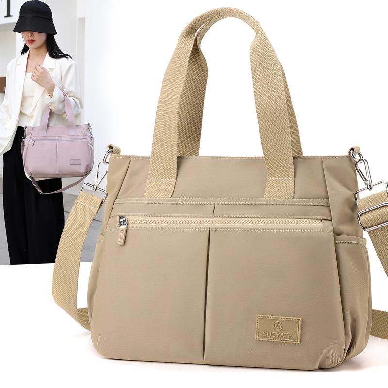 Casual Shoulder Bag Women's Summer New Nylon Messenger Bag Trendy Large-capacity Mother Handbag