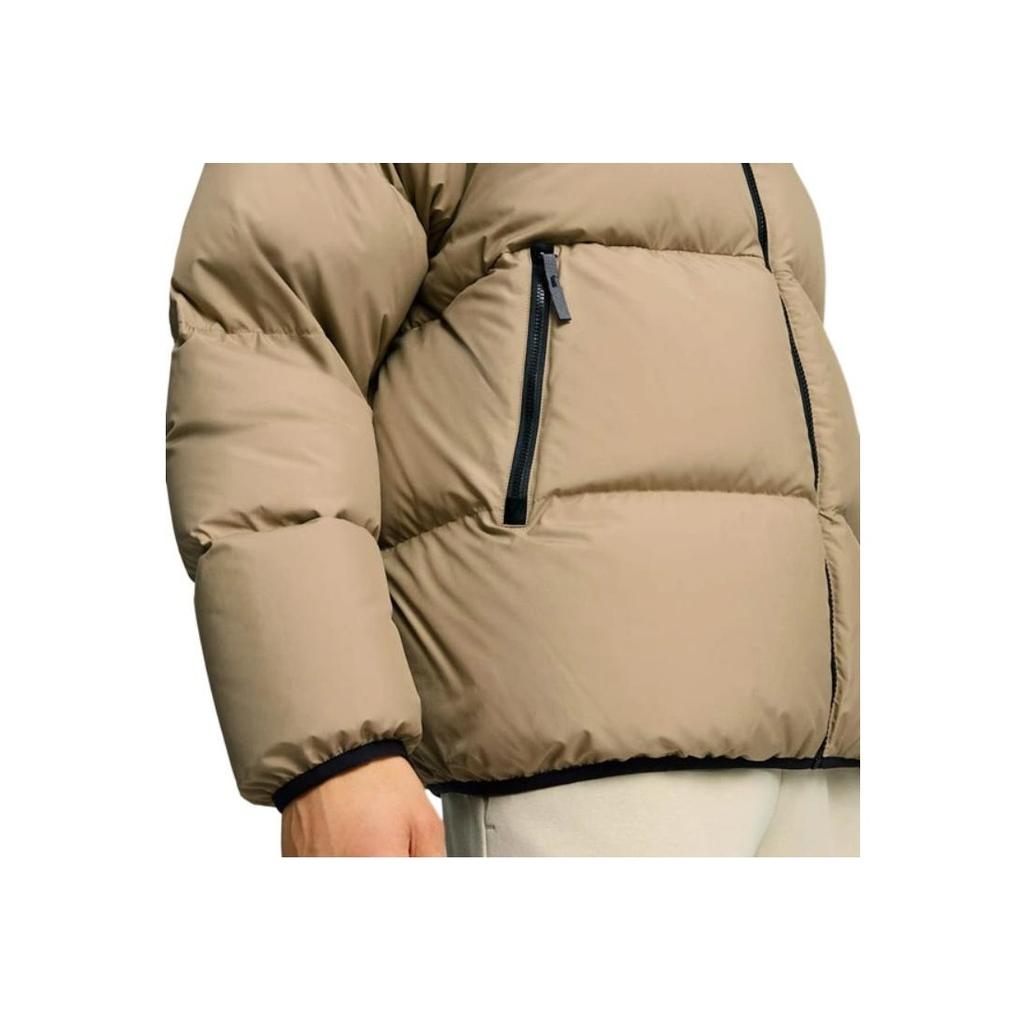 Puma Sportstyle Series Comfortable Hooded Long Down Jacket Unisex Outerwear Oak-Brown 684103-67