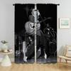 Elvies Partition Window Curtain Room Panel Curtains Bedroom Shades Halloween Decoration Home Interior Living Made Of Polyester Washable Decor Ready