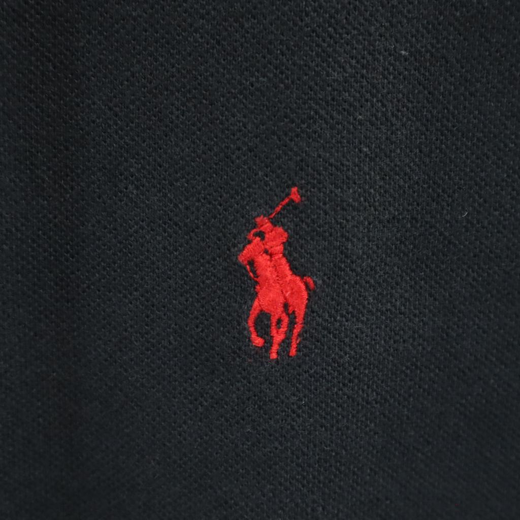 Polo by Ralph Lauren Short Sleeve Custom Fit Polo Shirt L Black Fawn Men's Used