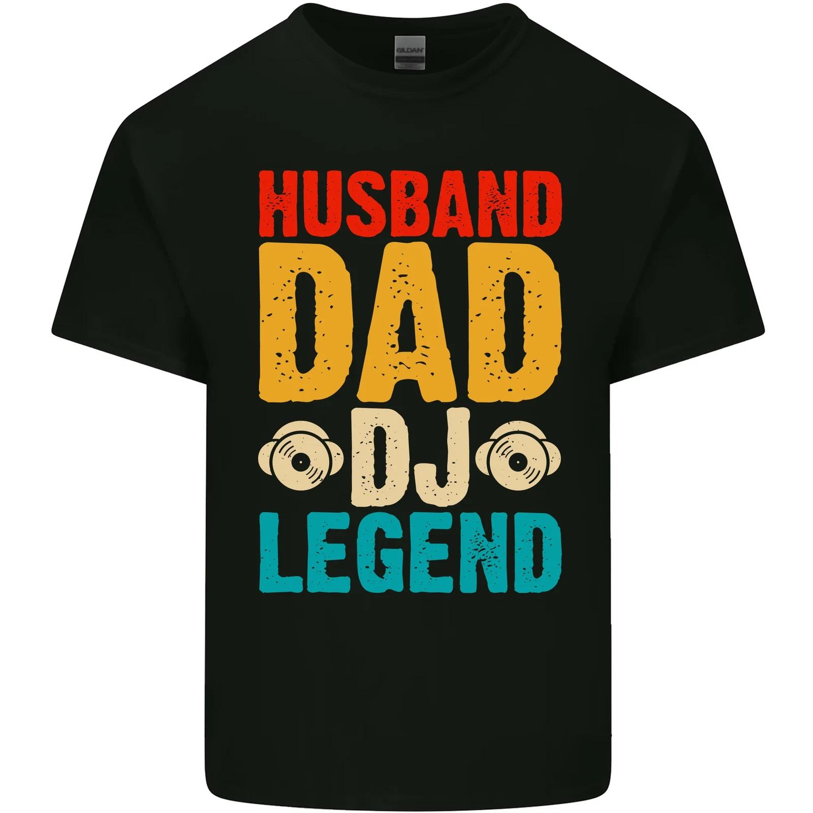 Husband Dad DJ Legend Fathers Day Kids T-Shirt Childrens M