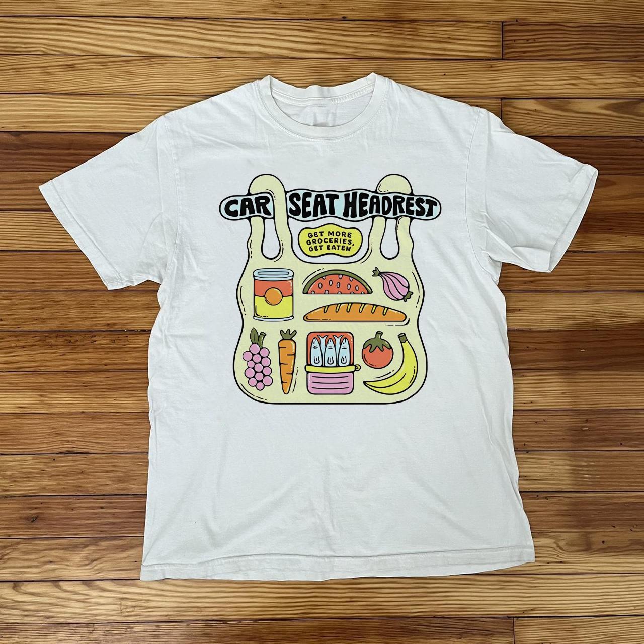 Rare New Car Seat Headrest Gift Funny WhiteS-5XL T-Shirt SN103 L