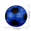 Everton Indoor Soccer Ball Colorful All Ages Size 5 Machine Stitched PVC Competition Ready Durable High-Bounce