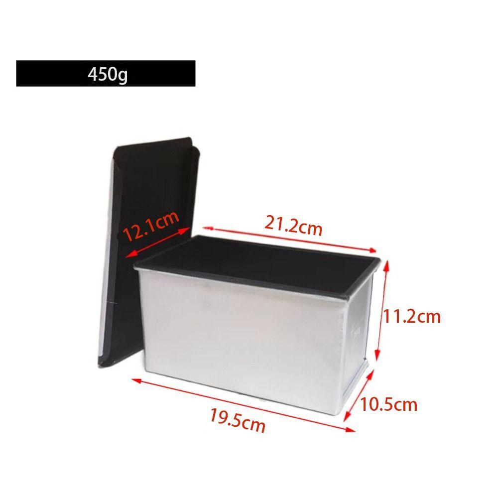 250g/450g/750g/900g/1000g Forma na bochník z hliníkové slitiny s nepřilnavým povrchem, pečicí nástroj, forma na dort