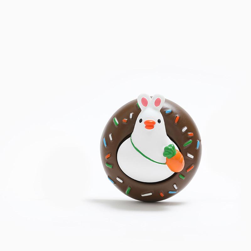 Yellow Duck Refrigerator Sticker Cartoon Cute Refrigerator Decoration Magnet Po Wall Toy Gift Cultural and Creative Products