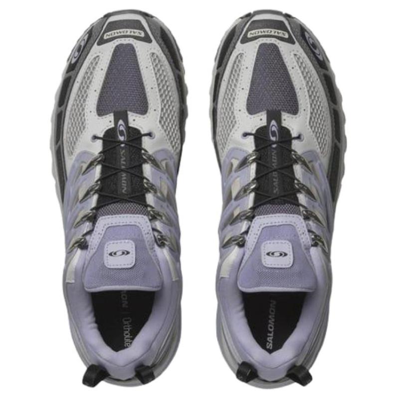 SALOMON ACS PRO Ademende Ondersteuning Lage Top Casual Hardloopschoenen Dames Grijs Paarse Sneakers 477368