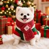 Warm Pet Neck Warmer Rainbow Cat Winter Scarf Cozy Small Dog Accessories  for Puppy Kitten