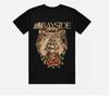 Bayside Band Schwarz Unisex T-Shirt Kurzarm Alle Größen