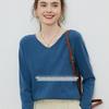 Mengyi Women's Thickened Half-High Neck Cashmere Pullover Sweater - Warm Autumn/Winter Base Layer