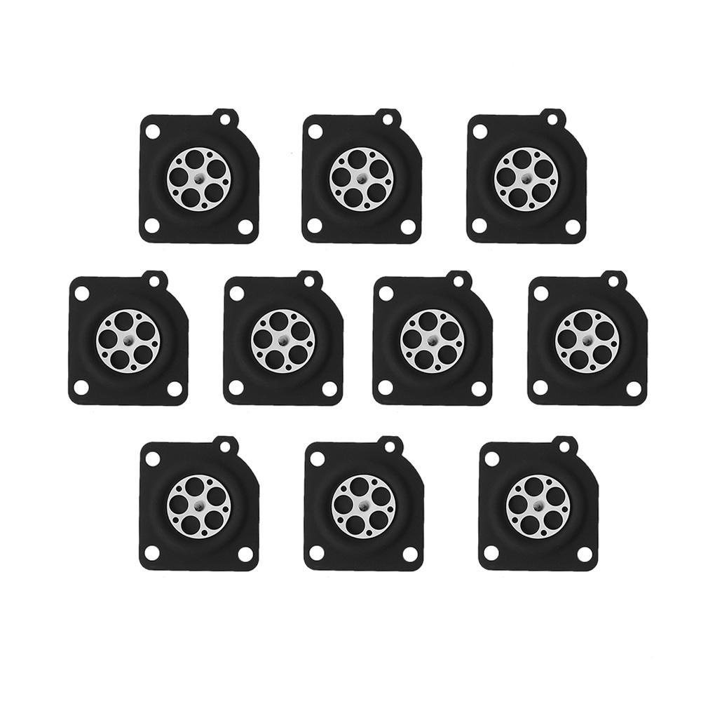 10pcs/set Carburetor Repair Kit Metering Diaphragm Membrances Gasket Auto Replacement Carburetor Carb Parts For ZAMA C1U A015010 Fuel System