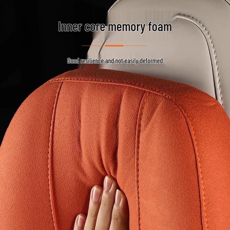 Car Seat Memory Foam Headrest & Lumbar Support Pillow