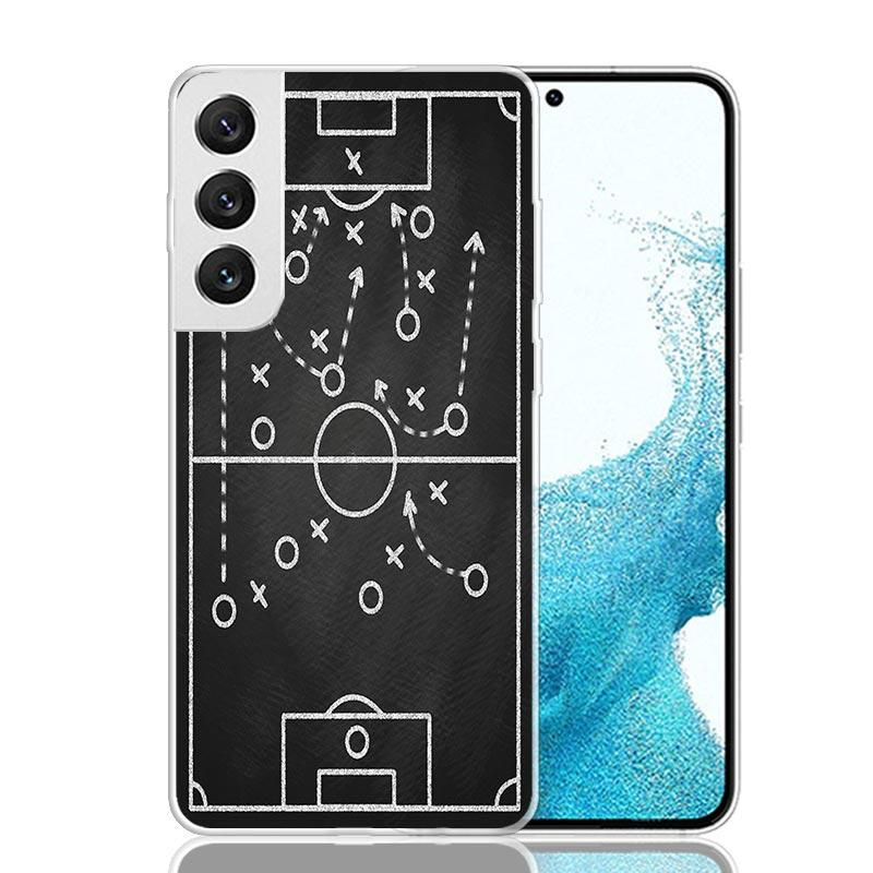 Football Soccer Tactics Time Phone Case For Samsung Galaxy S26 Ultra S23 S24 S25 Edge S20 FE S21 S22 Plus Soft Print Shell Cover