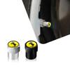 4pcs Prancing Moose Emblem Car Wheel Tire Stem Air Valve Caps Covers For Volvo Ocean XC40 XC60 XC90 V40 V60 C30 Dustproof Caps