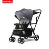 SEEBABY Double Foldable Travel Stroller for Infants and Toddlers