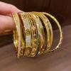 18K Gold Plated Zircon Twill Bangle: Exquisite, Versatile Luxury Bracelet for Women