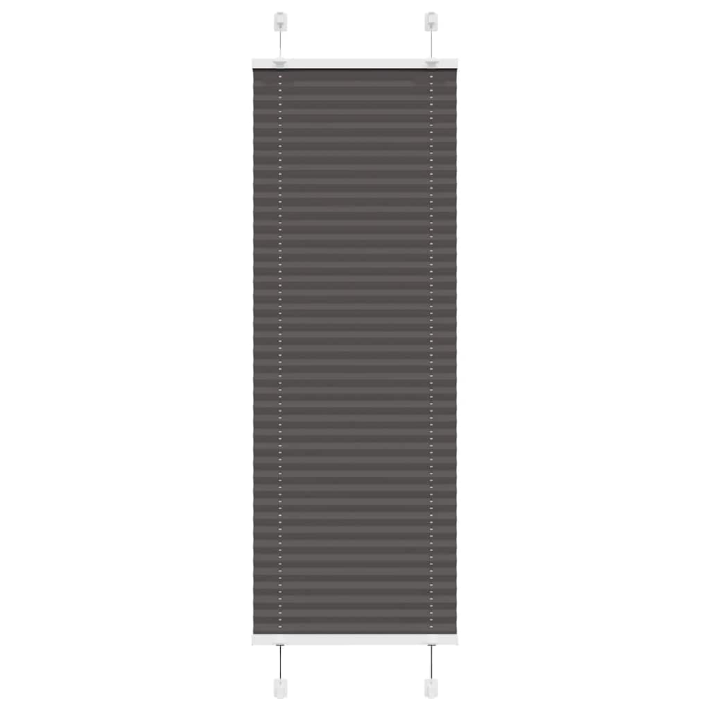 Roleta Plisowana Czarna 40X150 Cm Szerokość Tkaniny 39,4Cm