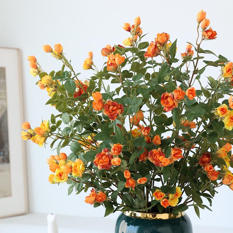 Silk Rose Artificial Flowers for Home and Hotel Decor