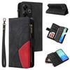 For Xiaomi Redmi 13 5G/13 4G/Note 13R 5G Leather Case with Strap Zipper 9 Card Slot Phone Cover Stand