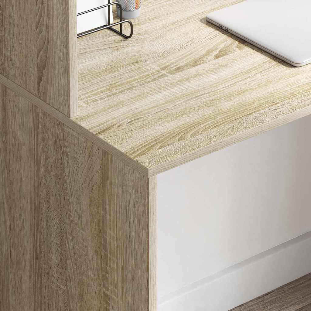 Desk in Sonoma Oak 102 x 50 x 124 cm Particleboard