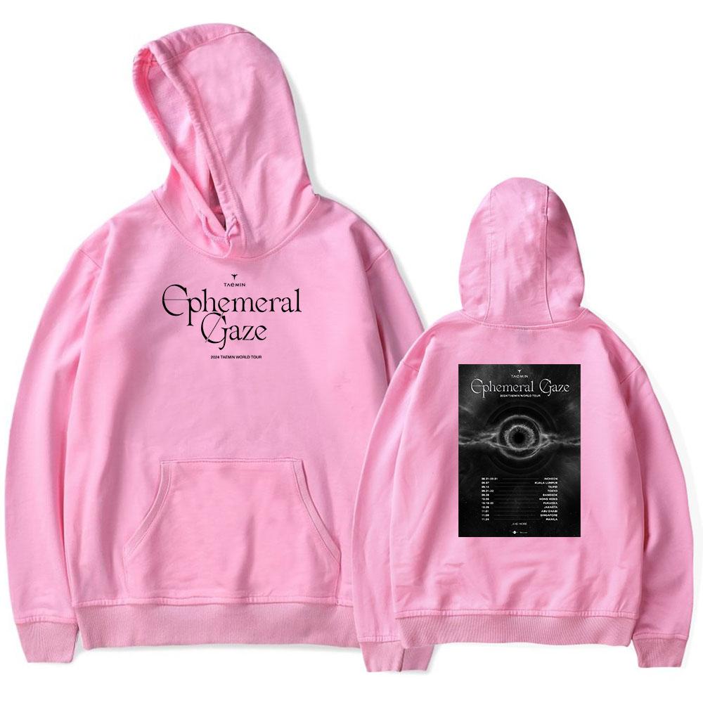 Taemin Ephemeral Gaze Printed Sweatshirt Outdoor Sport Cosplay Pullovers Hoodie Cosplay Costume