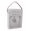 Tragbarer Vernebelungsventilator 400ml Wassertank USB Schreibtisch ätherisches Öl Aromatherapie Luftkühlventilator für Büro Schlafzimmer Weiß