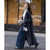 Mokana Women's Merino Wool Double-Sided Long Coat MKNJD2989