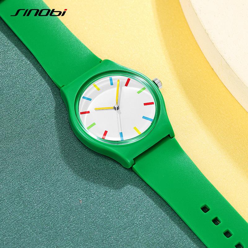 Shinobi Men'S Watch Silicone Strap Outdoor Leisure Student Quartz Watch Men'S And Women'S Waterproof Watch 9913