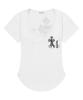 Mucent Sahara Leopard Print Back Logo U-Neck Rolled Short Sleeve T-Shirt (2 Colors)