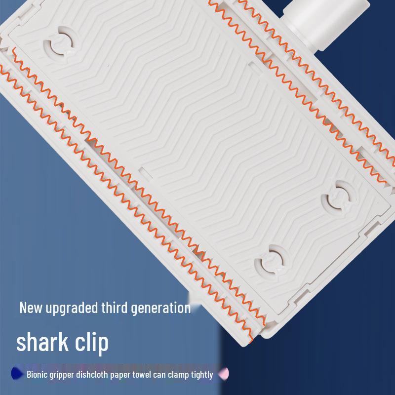 Hands-Free Face Towel Clip & Mop: Easy Disassembly, Automatic Clip for Secondary Use with New Press Design.