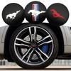4PCS 56/60/65mm Car Aluminum Wheel Center Hub Caps Tire Rims Covers For Ford ST Line Focus Mustang Fiesta Puma Kuga uj7 MK7 MAX F15