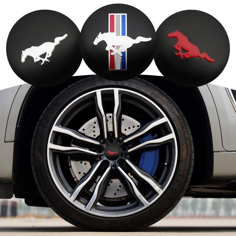 4PCS 56/60/65mm Car Aluminum Wheel Center Hub Caps Tire Rims Covers For Ford ST Line Focus Mustang Fiesta Puma Kuga uj7 MK7 MAX F15