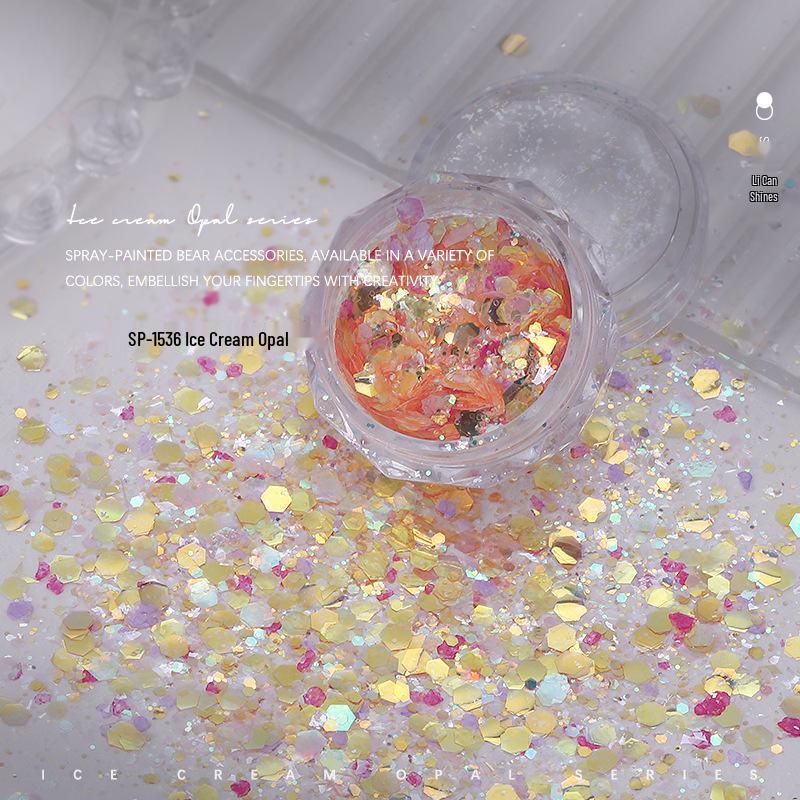 Nail Art Accessories: Mixed Glitter Irregular Sequins for Decorations