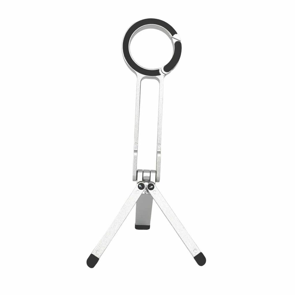 Multifunctional Magnetic Phone Holder: Desktop, Outdoor, Carabiner, Metal Tripod