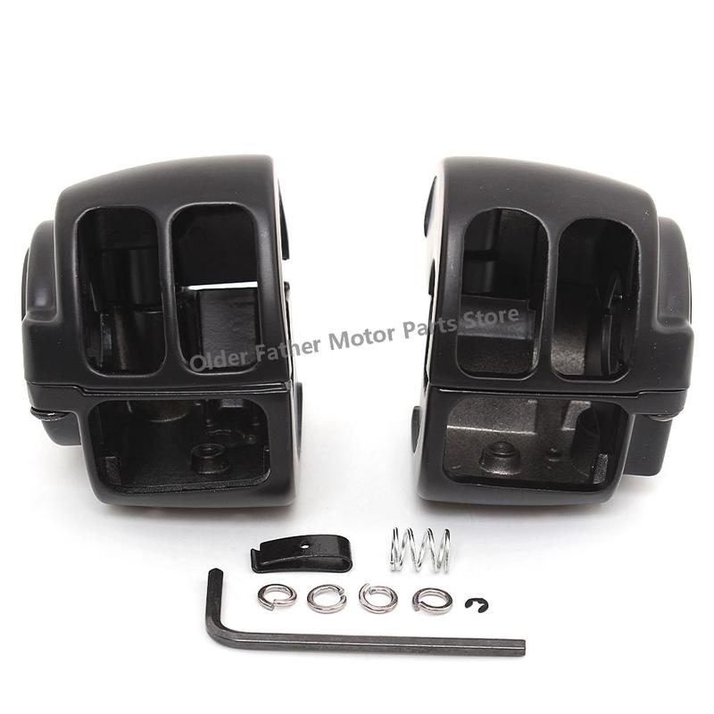 Motorcycle Accessories Handlebar Control Switch Housing Cover Switch Button Caps For Harley Sportster Dyna Softail Truning V Rod