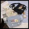 Japanese Shoulder Bag Nylon Book Bag Transparent Itabag Women Handbags JK Bag