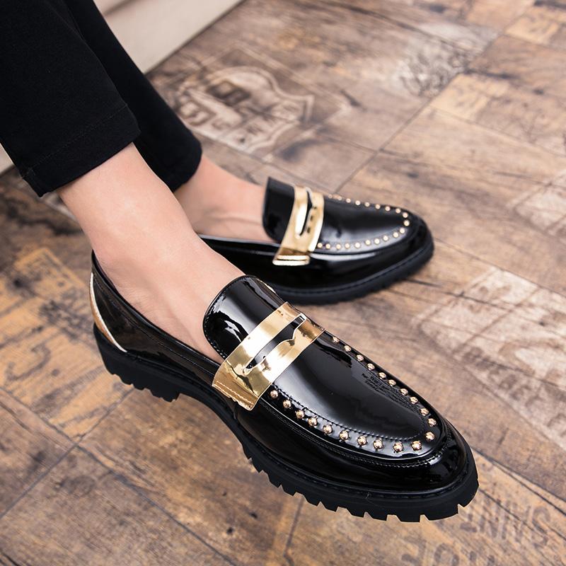 2024 Fashion Outdoor Leather Casual Fashion Le Fu Shoes Men's Comfortable Men's Work Business Casual Shoes Formal Shoes