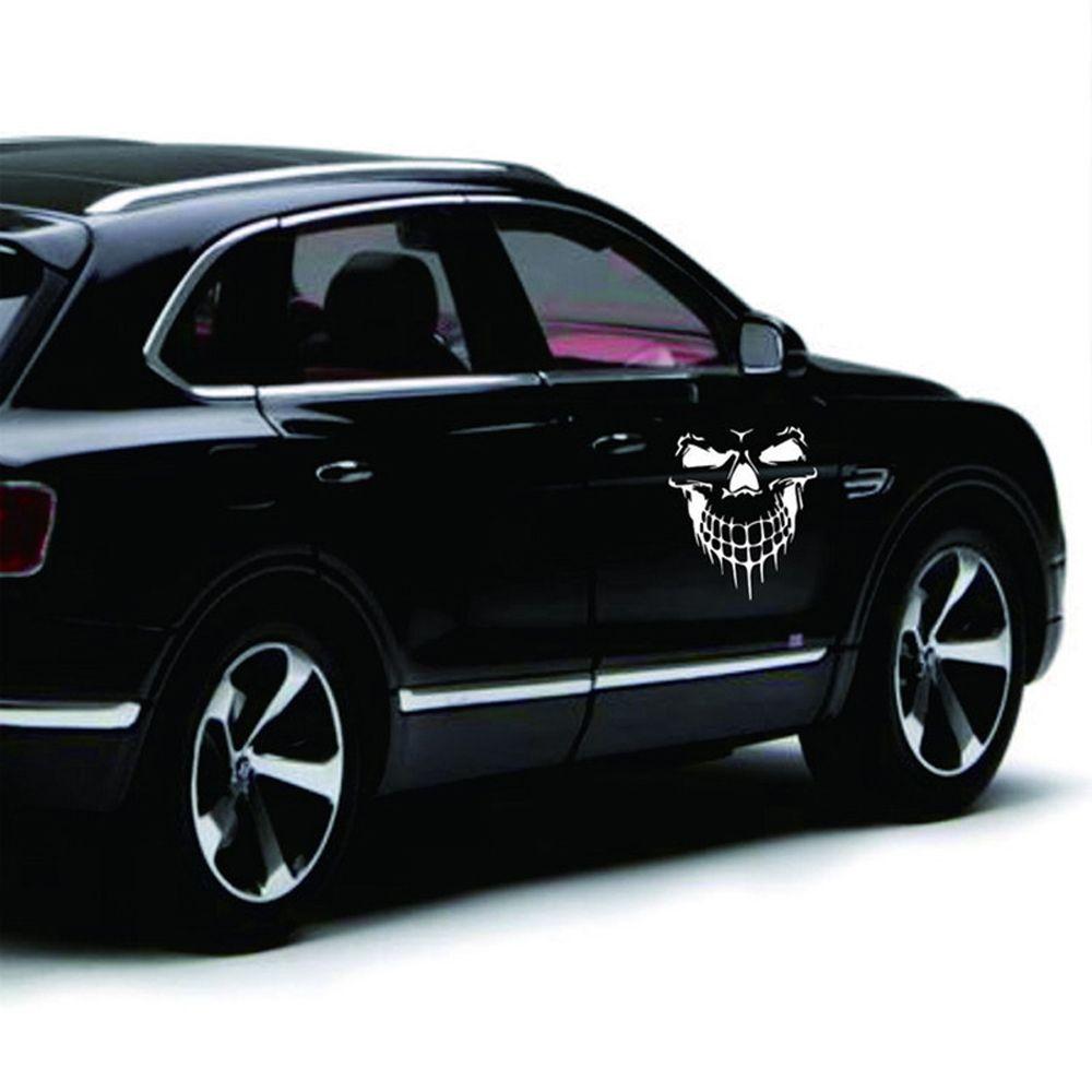 3D Reflective Film Funny Stickers Exterior Accessories Car Styling Decoration Car Skull Stickers