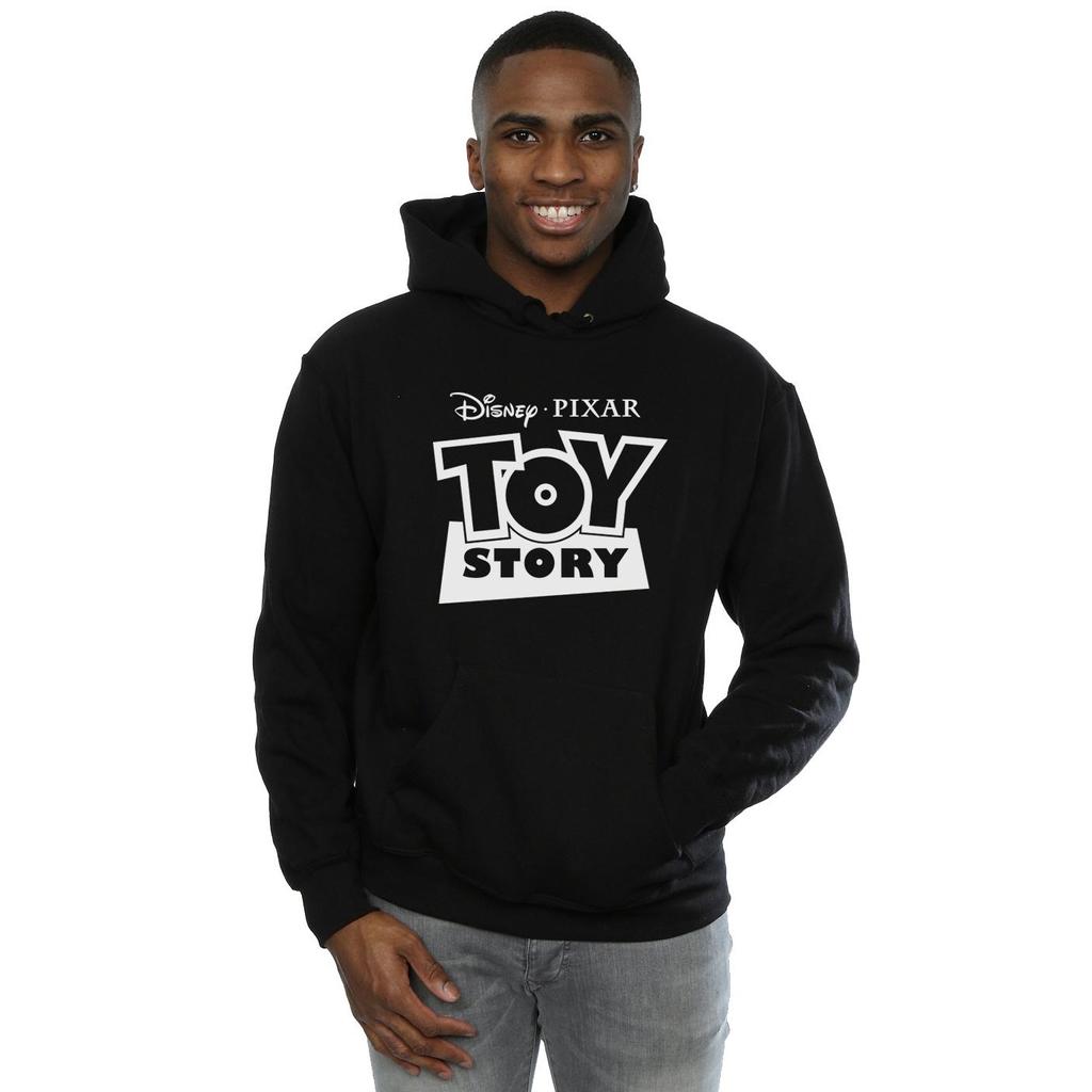 Disney Mens Toy Story Logo Outline Hoodie