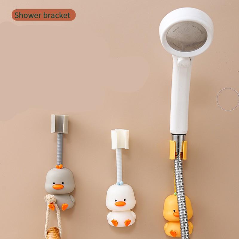 Buy Cartoon duck shower head stand, household universal adjustment