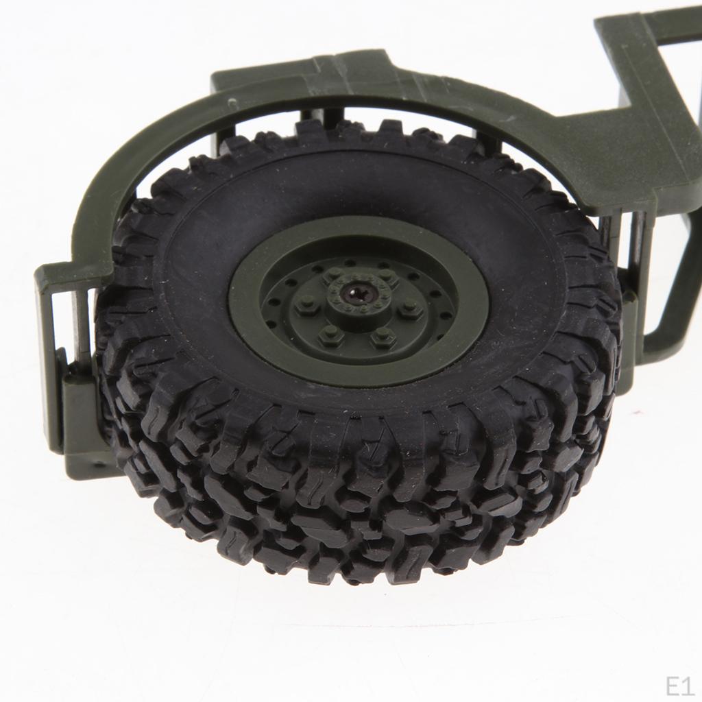 Gjør-det-selv-sett reservedekk med oljereservoar for WPL -36 6K 6KIT 1/16 RC lastebil