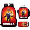 Roblox Printed Backpack, Children'S And Elementary School Bags