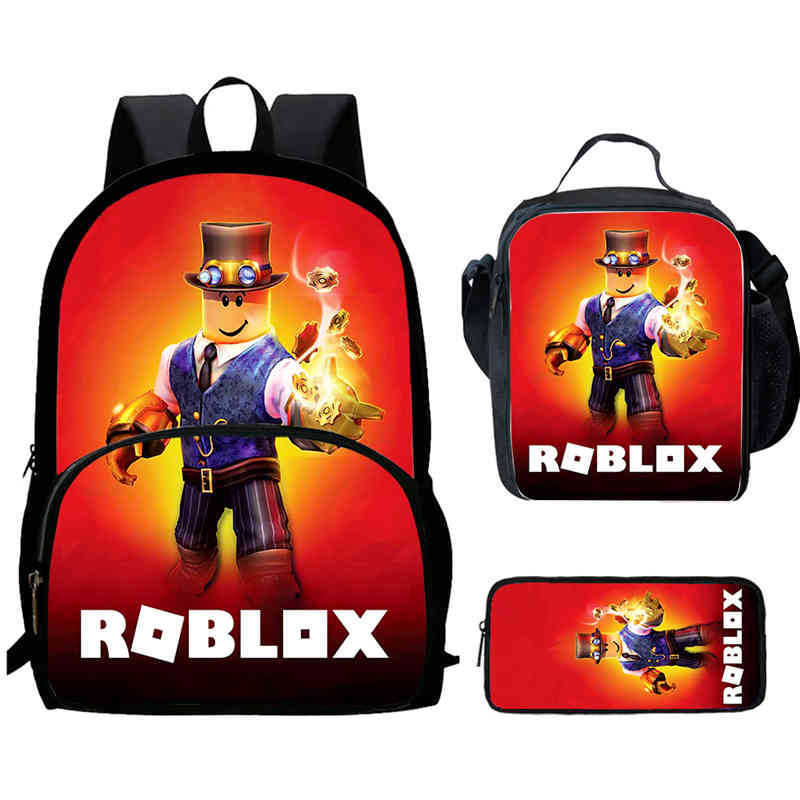 Roblox Printed Backpack, Children'S And Elementary School Bags
