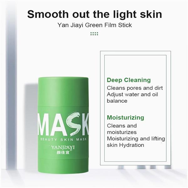Buy Deep Cleansing Solid Mud Mask Stick Smear Type Mask Green Tea Mud