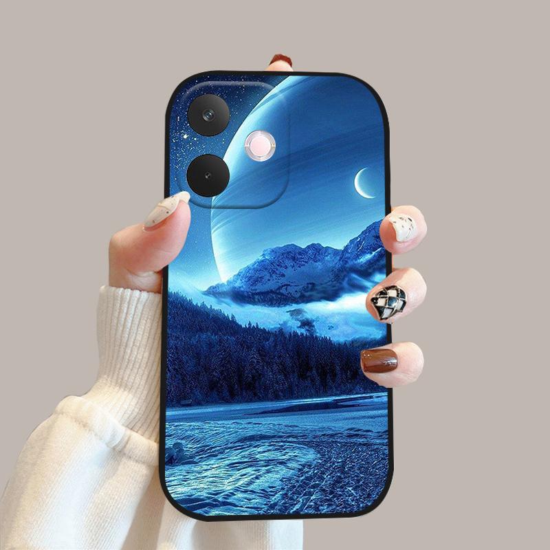 Dla Oppo A5 Pro 5G Miękkie Etui Kwiaty Moda Silikonowe TPU Zderzak Telefonu Pokrowiec Dla Oppo A 5 Pro 5G Urocze Ochronne Etui Fundas