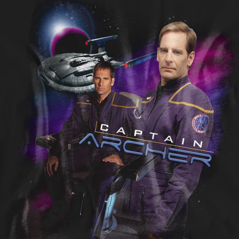 STAR TREK Unisex Adult Captain Archer T-Shirt
