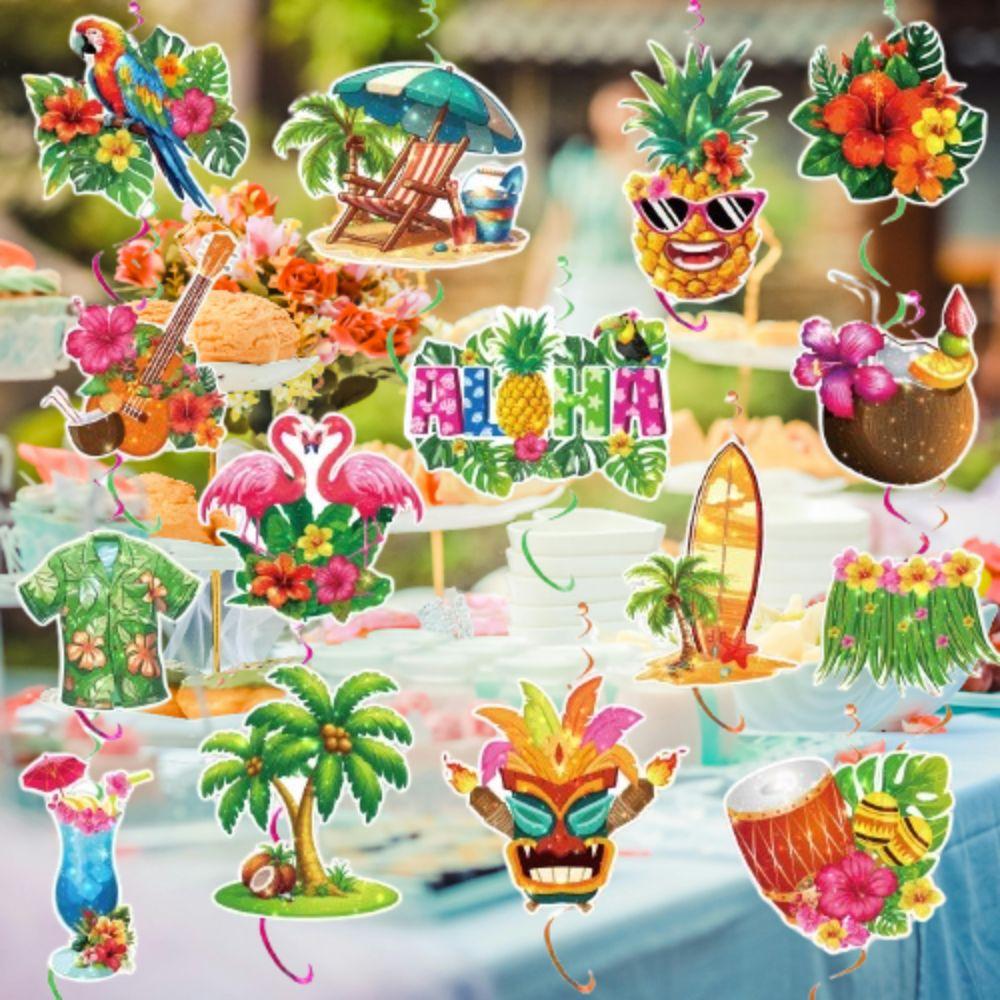 Unique Summer Hawaii Swirls Pendant DIY Holiday Party Supplies  Home Decor