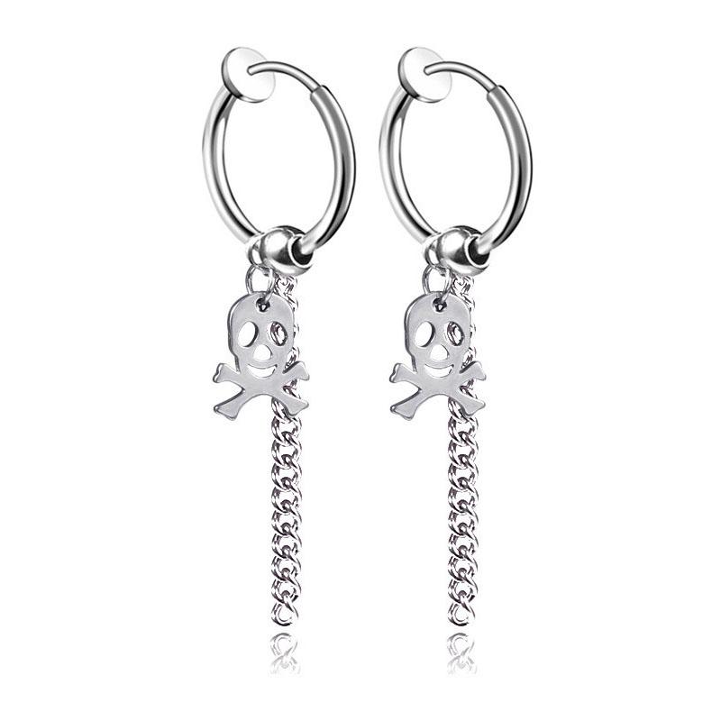 New Arrival Stainless Steel Stud Earrings Cross Star Scorpion Tassel For Women Men Fashion Hip Hop Ear Jewelry Gifts