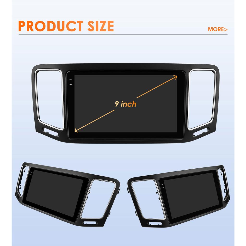 Hizpo Snapdragon Car Radio Stereo Intelligent Screen for Volkswagen VW Sharan SEAT Alhambra 7N 2010-2022 Multimedia Player GPS Carplay 4GWiFi Video